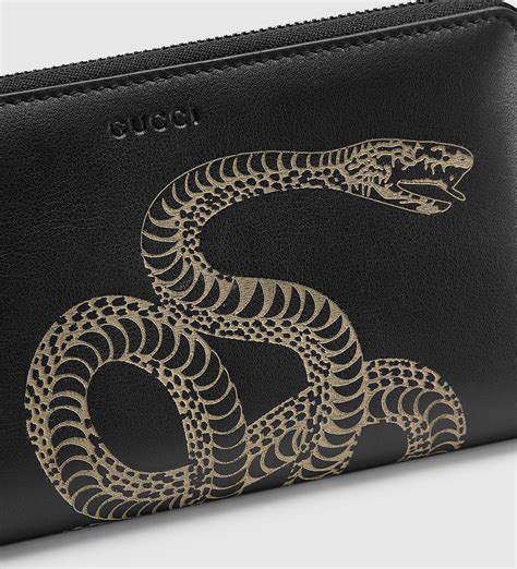 gucci mens wallet brown big|gucci wallet snake original.